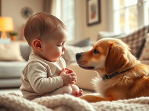 Bebelușul și animalele de companie: cum facem introducerea în siguranță