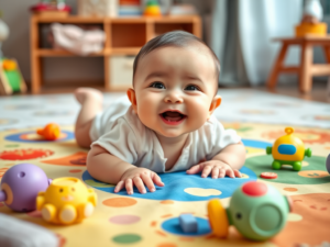 Importanța Timpului Petrecut pe Burtică pentru Dezvoltarea Musculară la Bebeluși