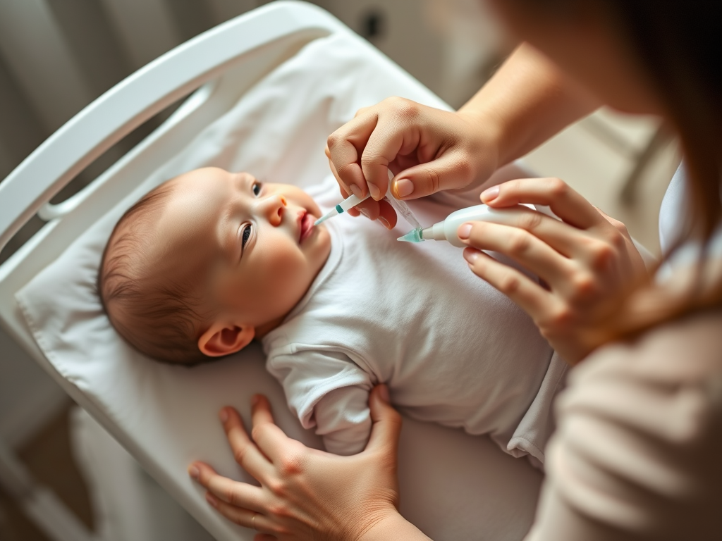 Aspirarea nazală la bebeluși: cum să scapi de nasul înfundat rapid