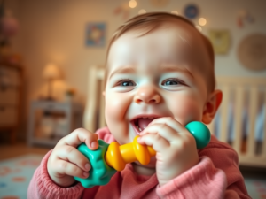 Jucăriile de dentiție: care sunt cele mai sigure materiale?