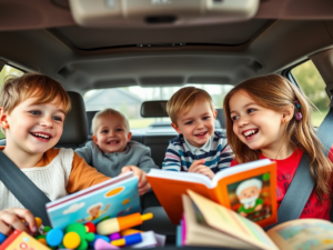 Cum evităm plictiseala copiilor în drumuri lungi