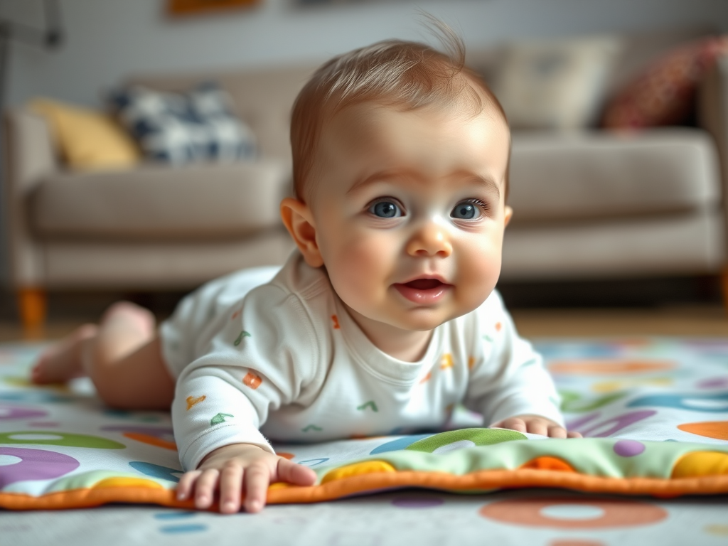 Importanța Tummy Time pentru Dezvoltarea Musculaturii la Bebeluși